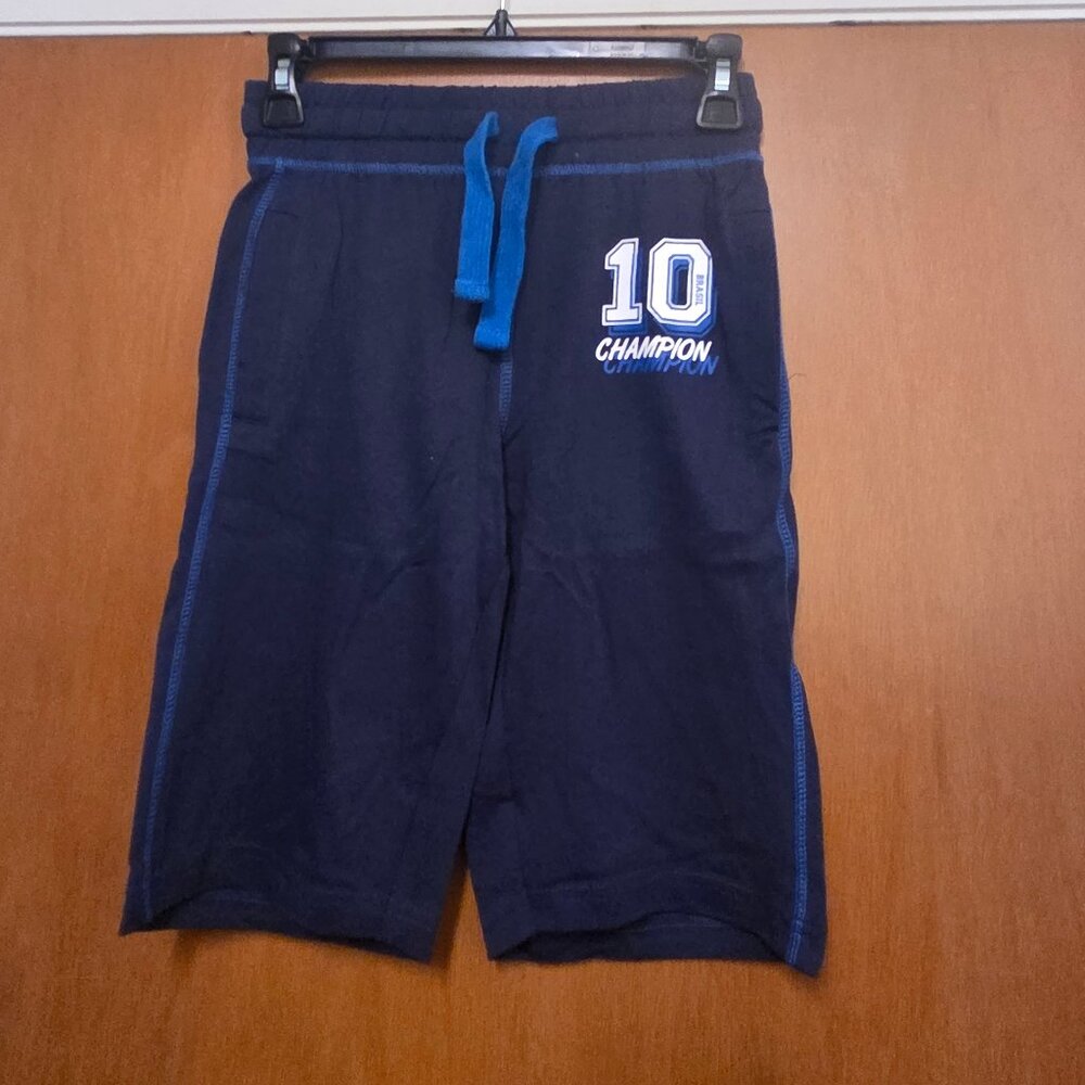 Lot of 4 pull-on Bermuda shorts navy and gray EU 140 US 10 yr